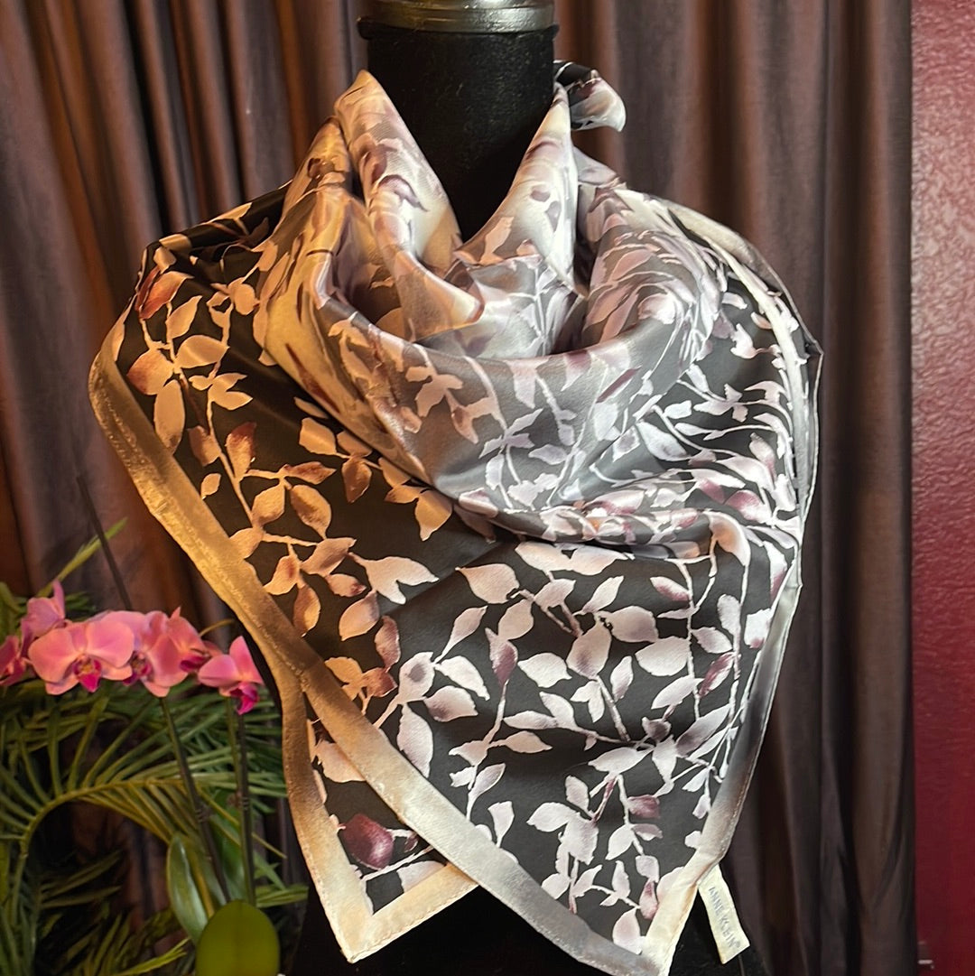 Anne klein sale silk scarf